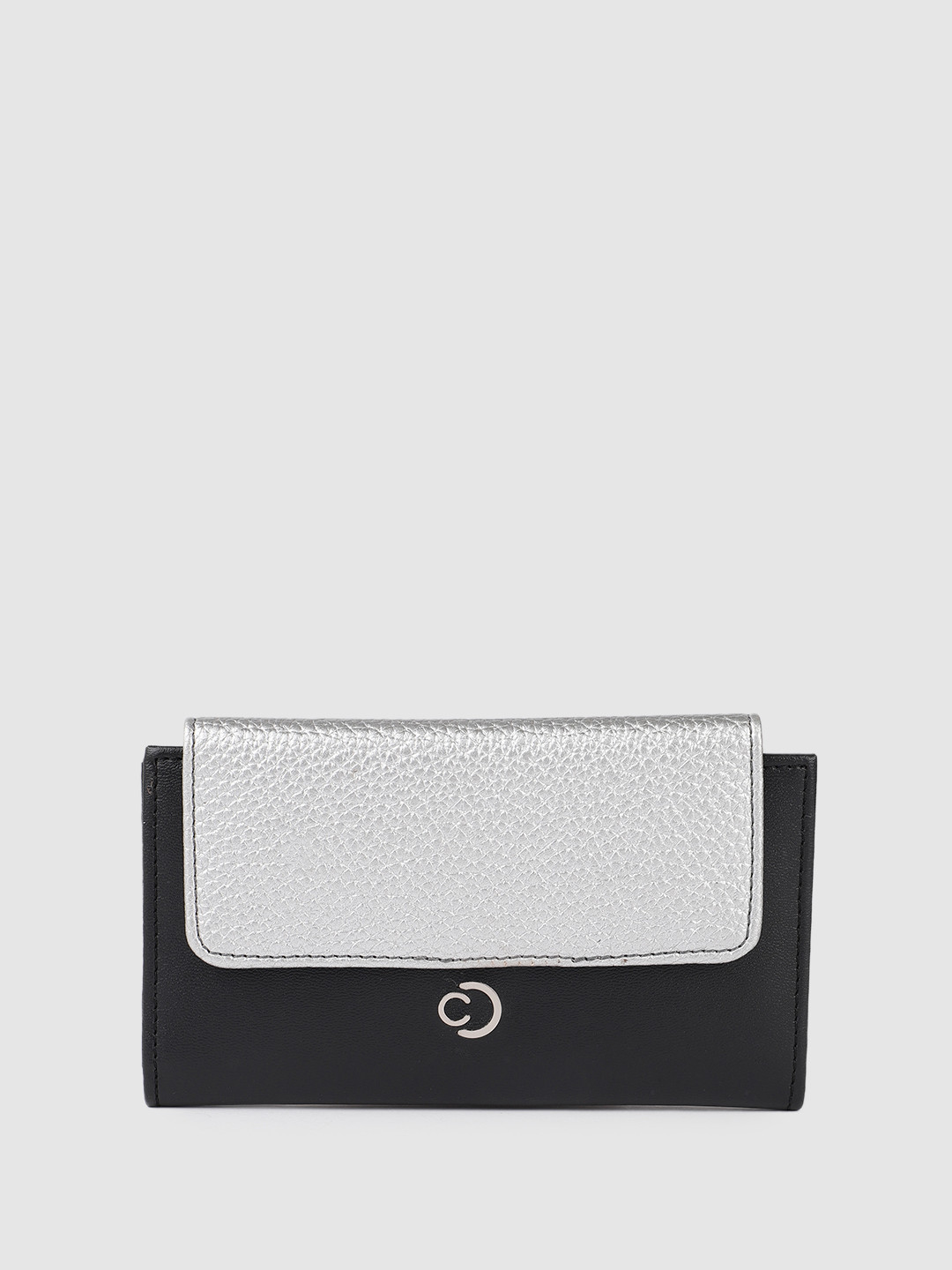 Caprese Amelia Women Black Medium Wallet