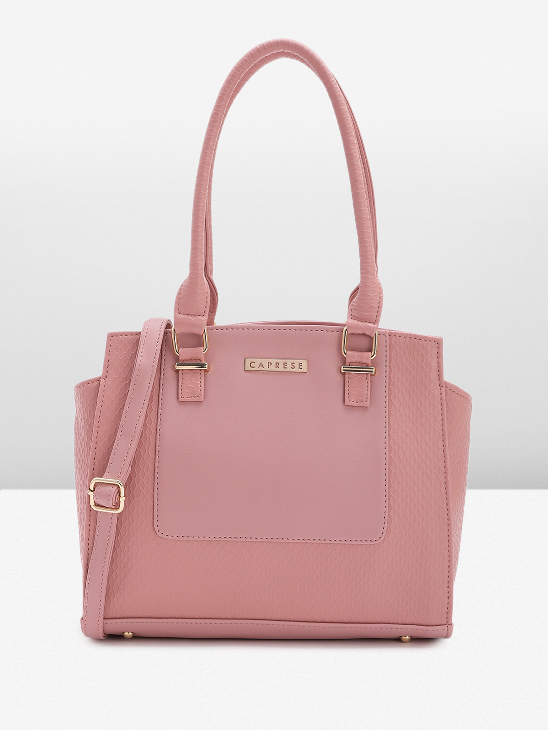 Caprese Fiona Women Pink Medium Tote Bag