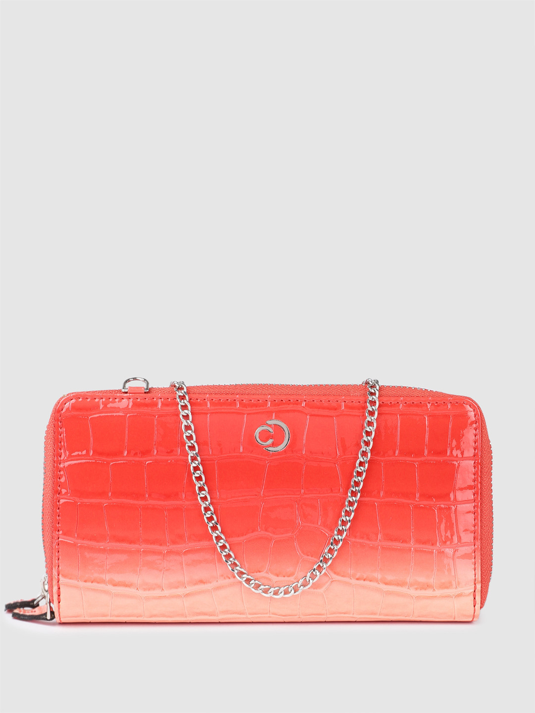 Caprese Eva Women Coral Large Wallet
