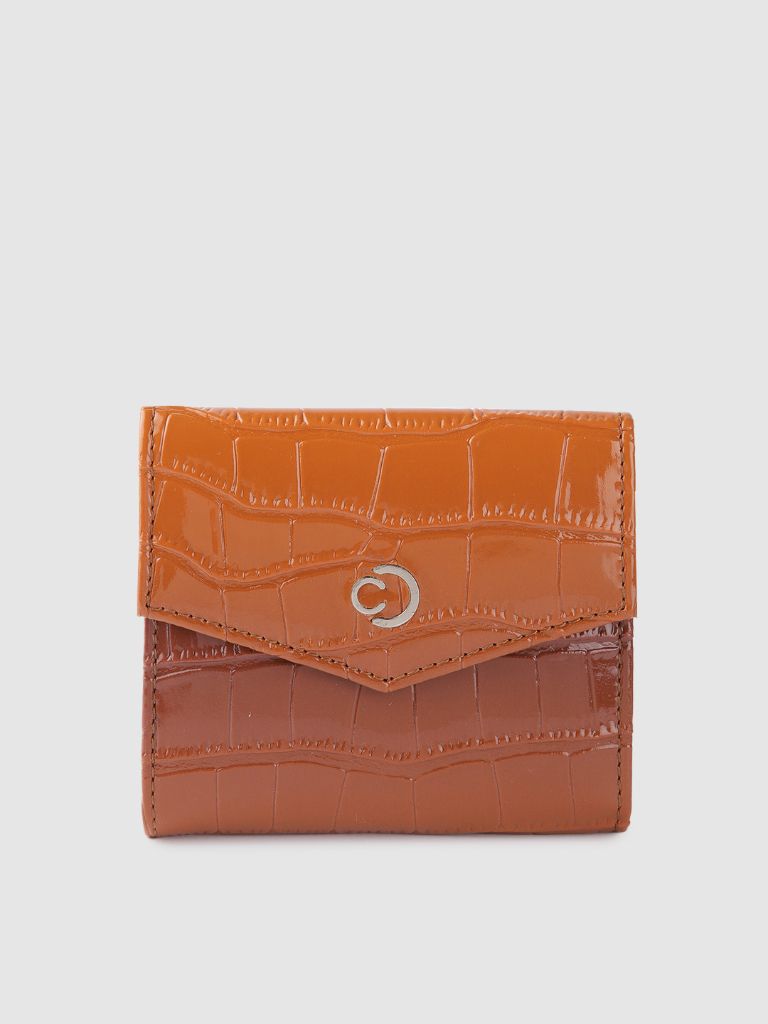 Caprese Eva Women Tan Small Wallet