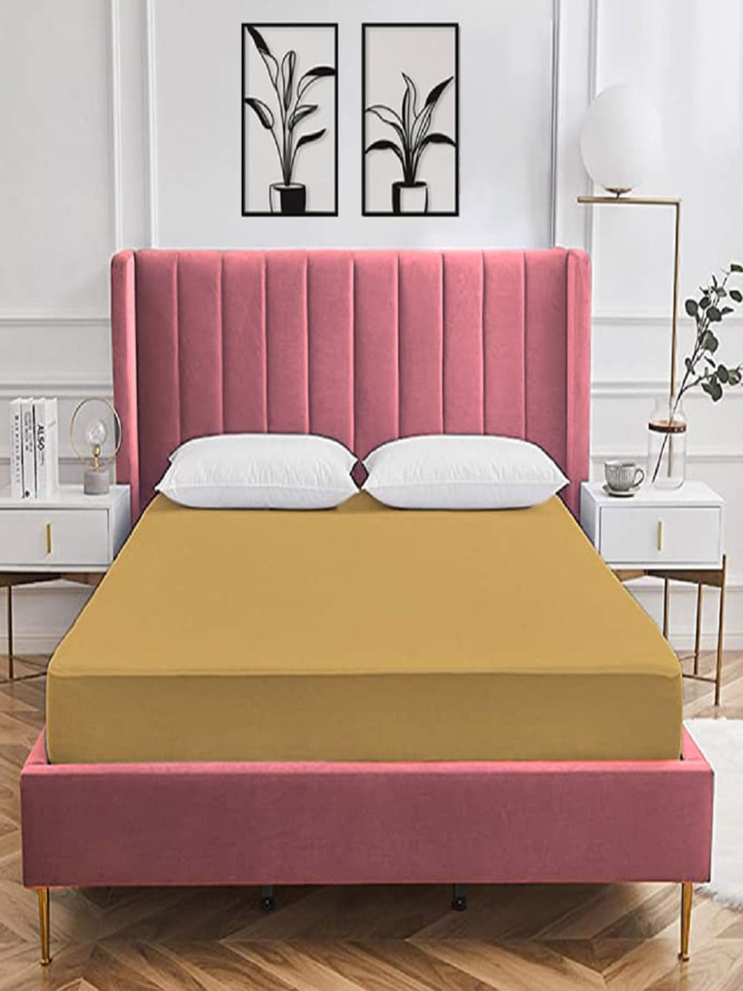 Wakeup India Brown Terry Cotton Water Resistant Large Mattress Protector