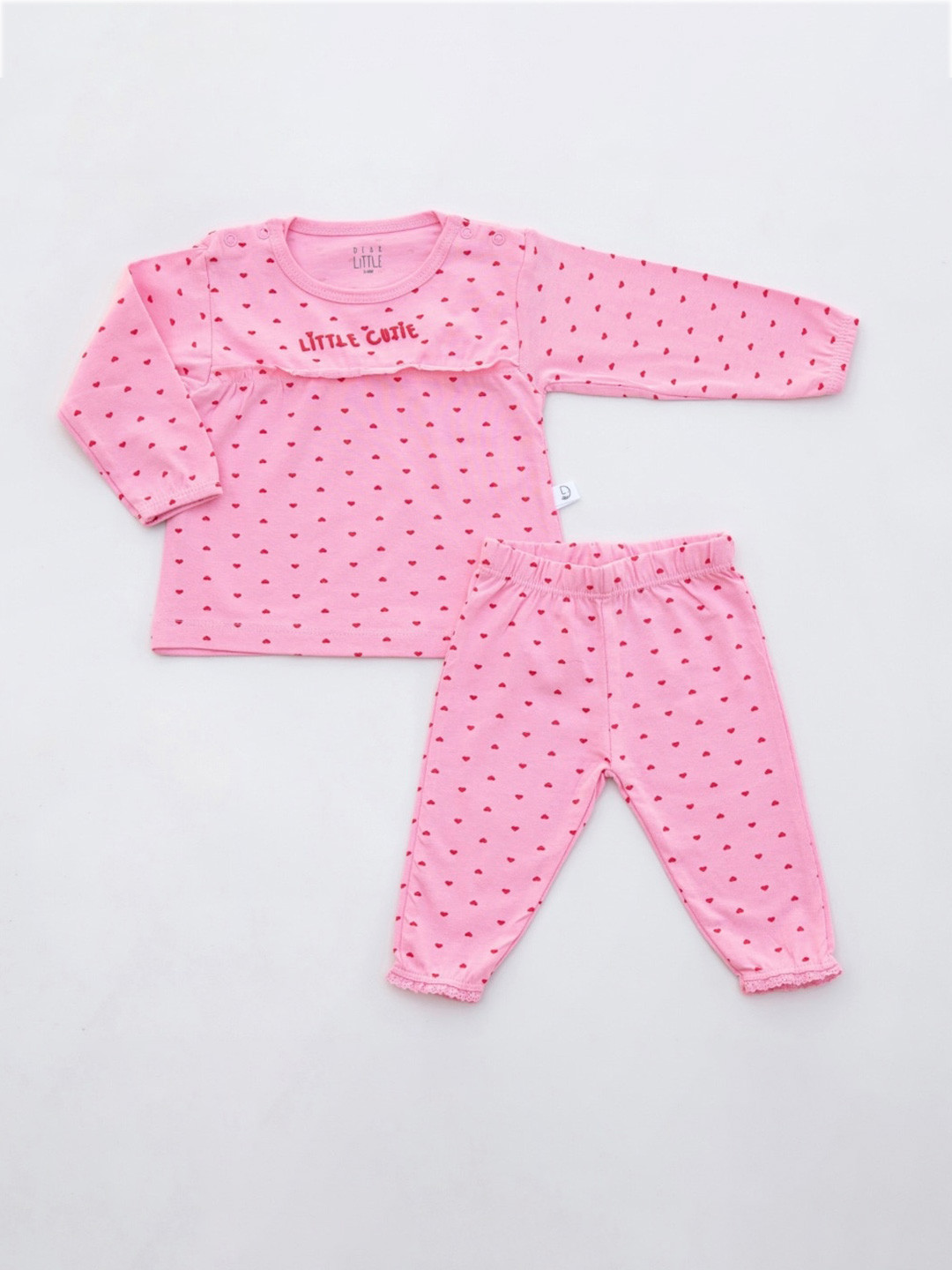 Dear Little Girls Printed Top with Leggings