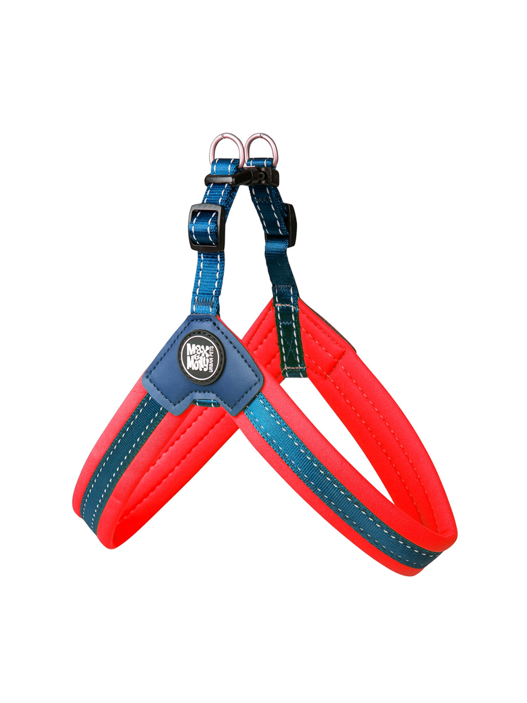 Max & Molly Red & Blue Training Q-Fit Dog Harness
