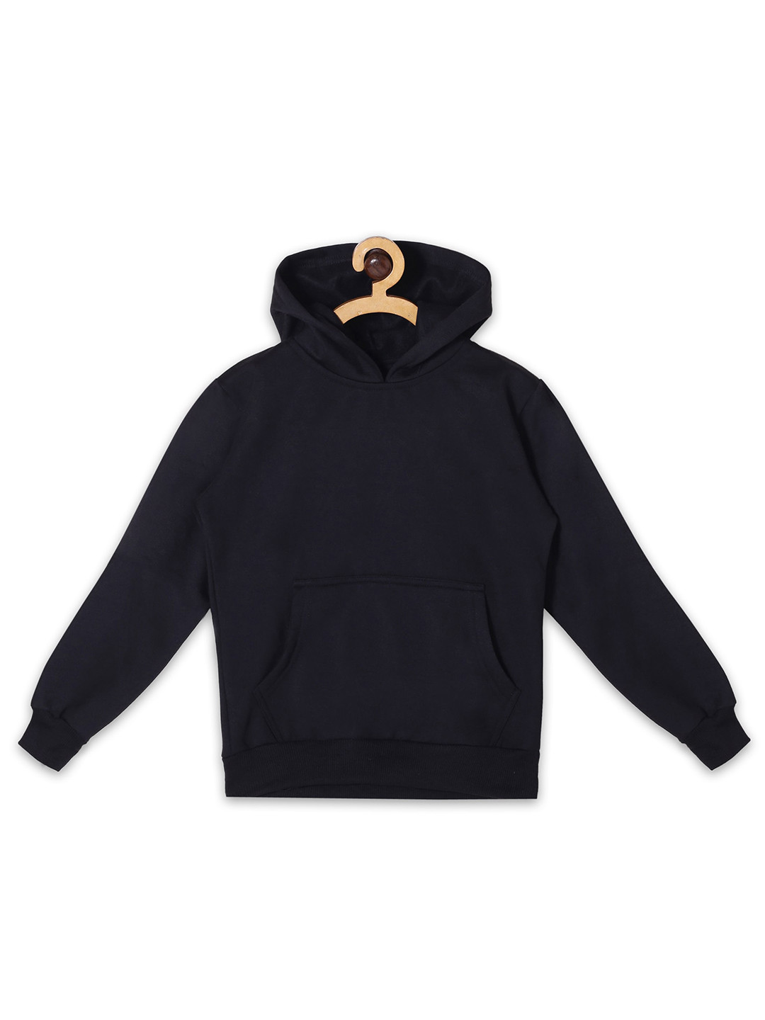 Fashionable Boys Hooded Fleece Pullover Sweatshirt