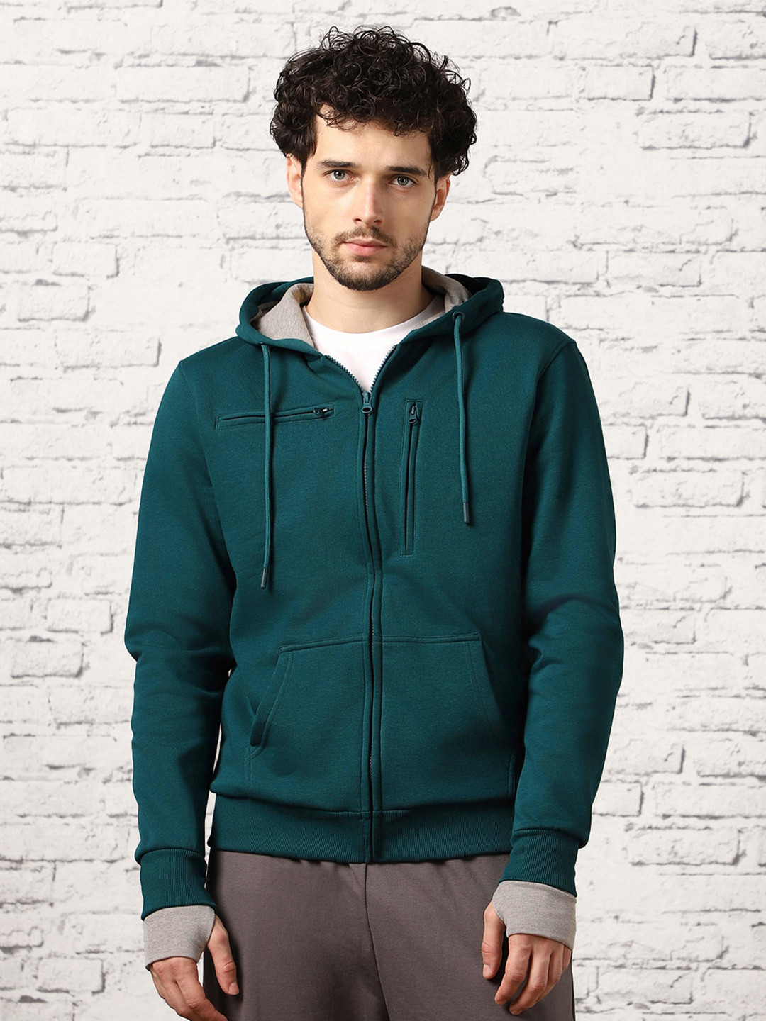 NOBERO Men Multi-feature Travel Hoodie