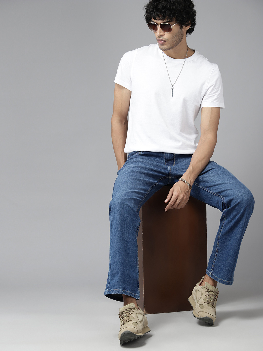 Roadster Men Bootcut Stretchable Jeans