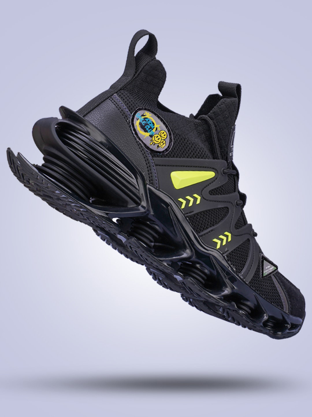 Atom Men Textured Mesh Basics Sneakers