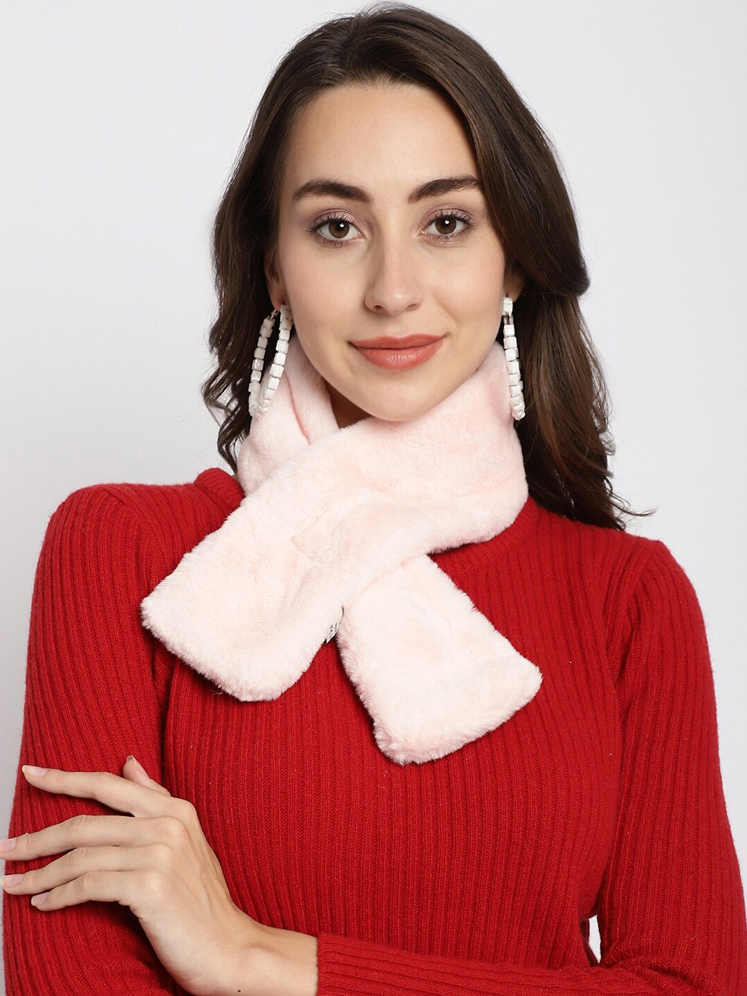 ELLIS Faux Fur Scarf Wrap Collar Acrylic Mufflers