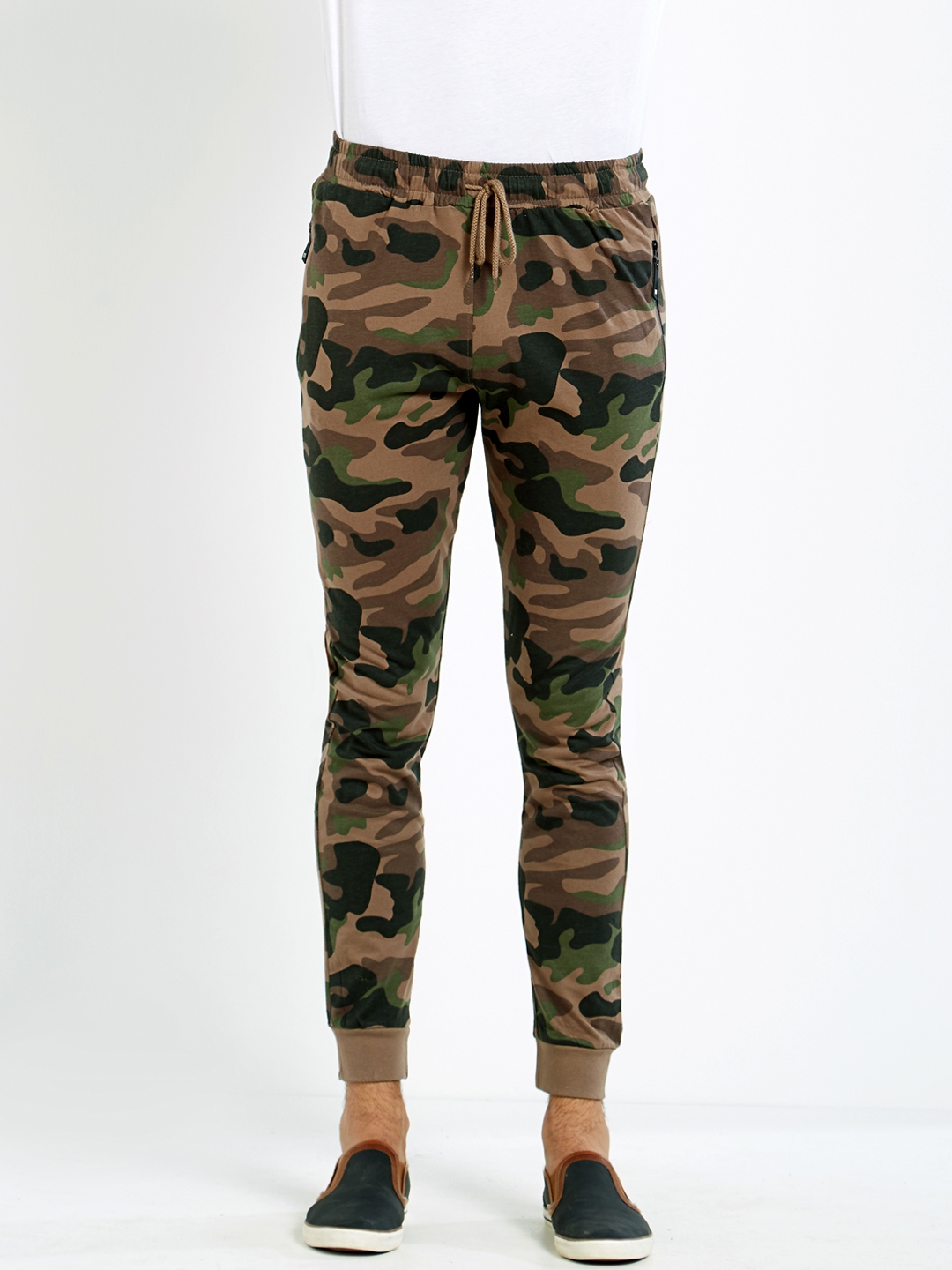 tan camo joggers