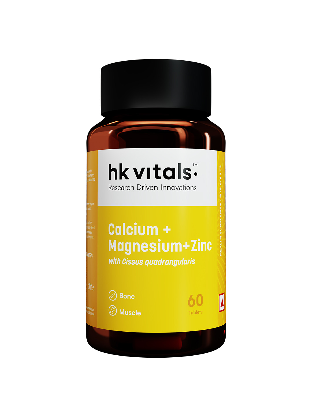 HK VITALS Calcium Magnesium & Zinc Tablets With Vitamin D3 - 60 Tablets