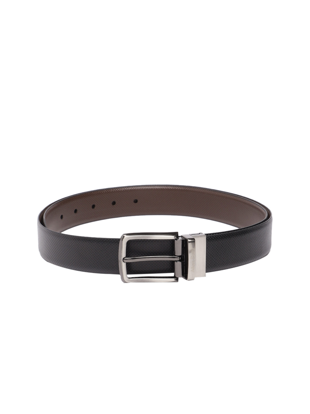 Allen Solly Men Textured Leather Reversible Belt