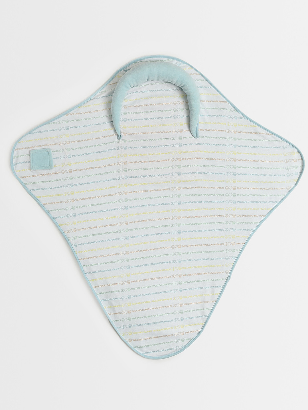 MiArcus Peanuts Soft and Comfortable Snug Pod Baby Wrap - Blue
