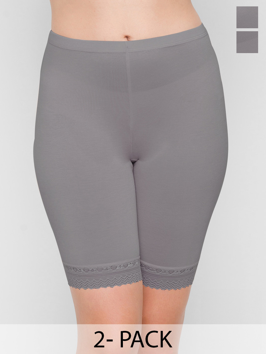 FashionRack Pack Of 2 Anti-Odour Mid-Rise Cotton Boy Shorts Briefs 081-GG