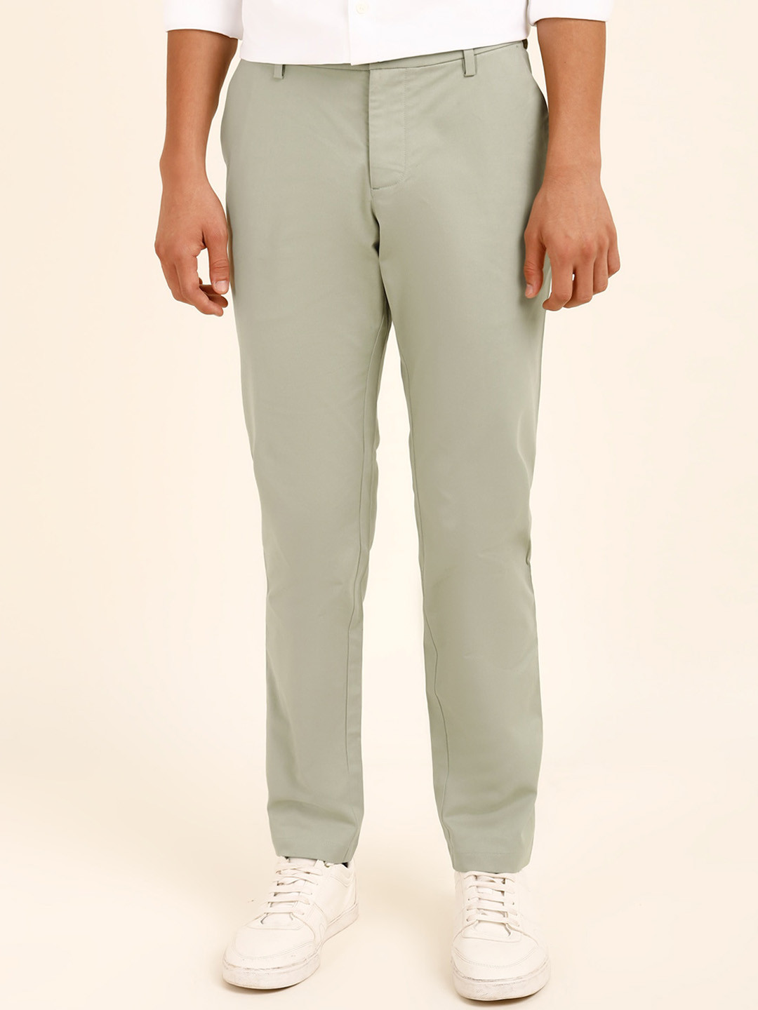 Andamen Men Green Ultra Cotton Chinos