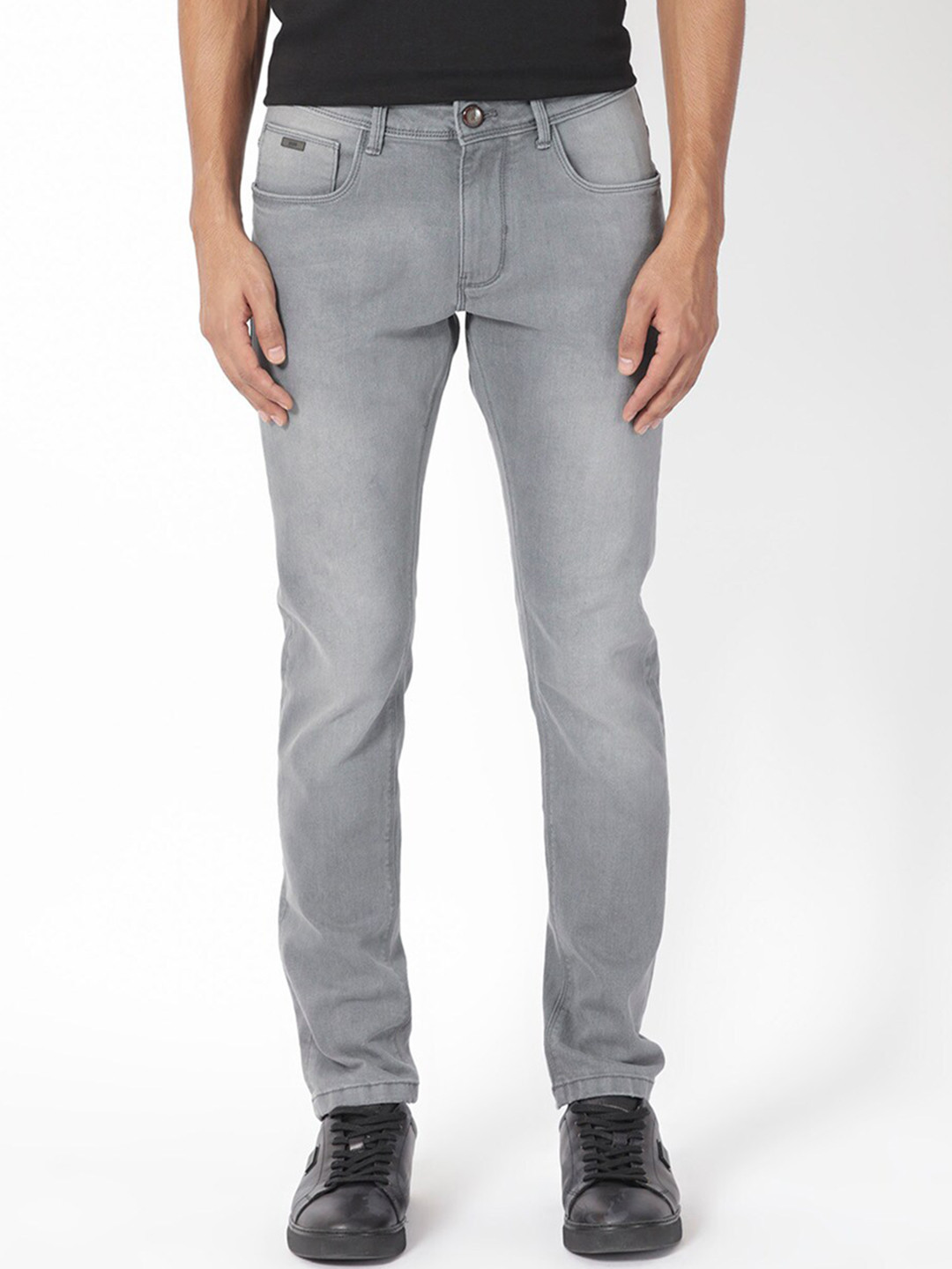 RARE RABBIT Men Toulouse Slim Fit Mid-Rise Jeans