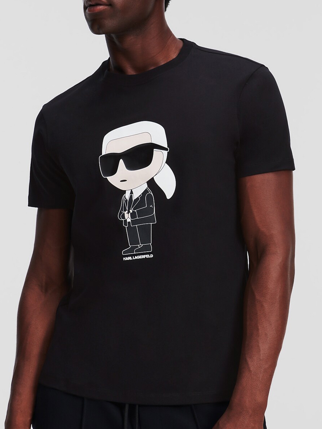 Buy Karl Lagerfeld Graphic Printed Organic Cotton T Shirt