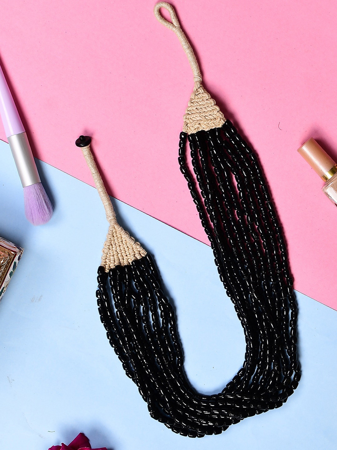 Bamboo Tree Jewels Vintage Naga Beaded Tribal Necklace