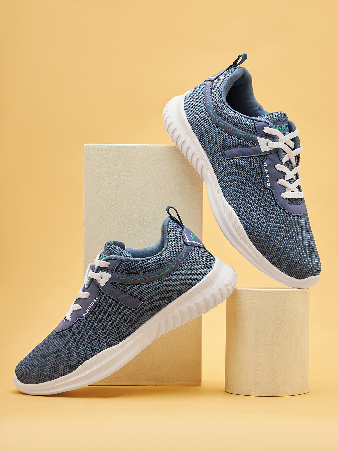 AVANT Men Mesh Trace Walking Lace-Up Shoes