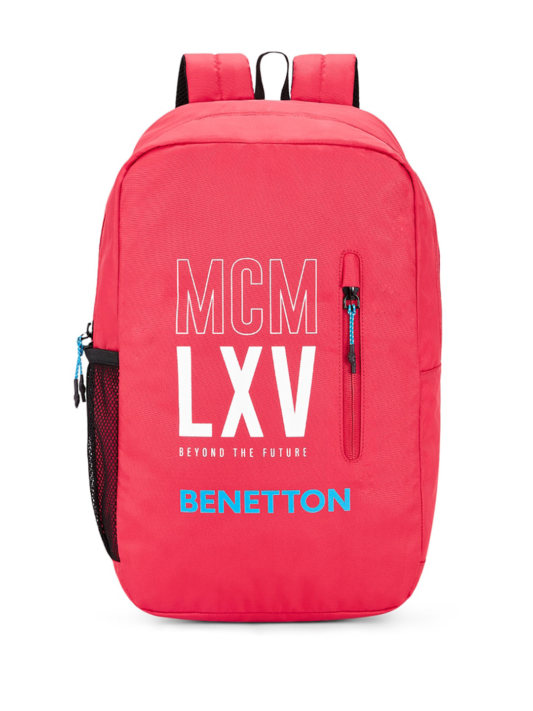 United Colors of Benetton Unisex Typography Water Resistant 13 Inch Laptop Backpack