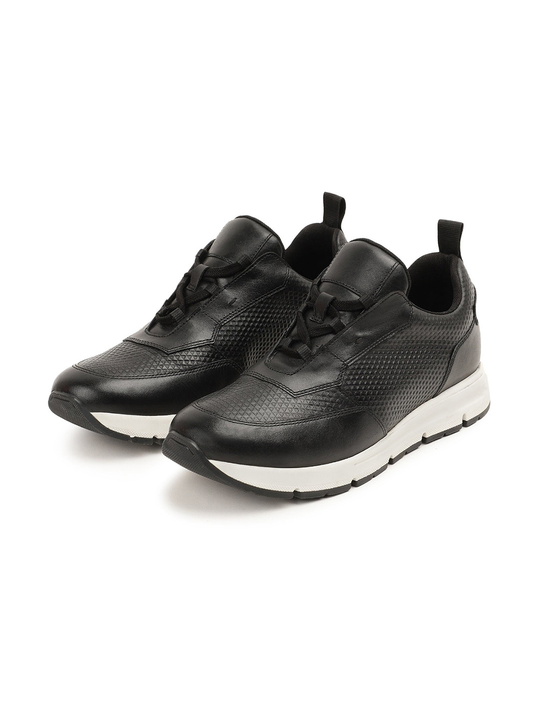 RARE RABBIT Men Sundro Sundro Textured Leather Sneakers