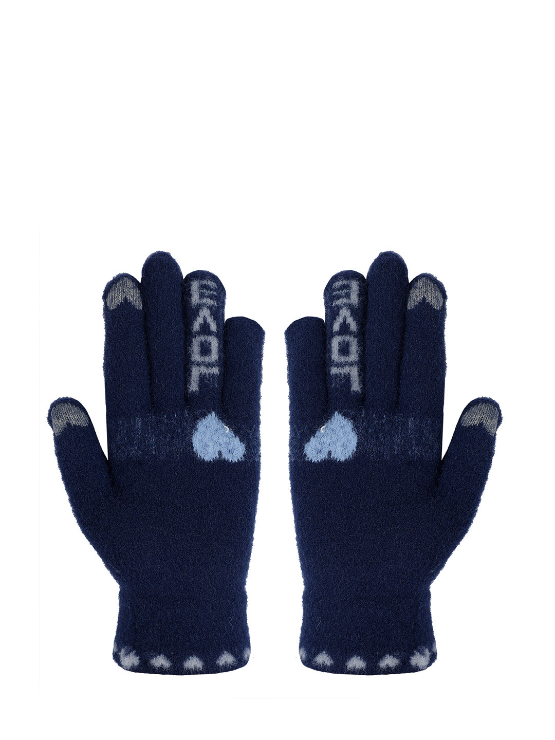 LOOM LEGACY Women Winter Acrylic Woolen Woven Design Hand Gloves