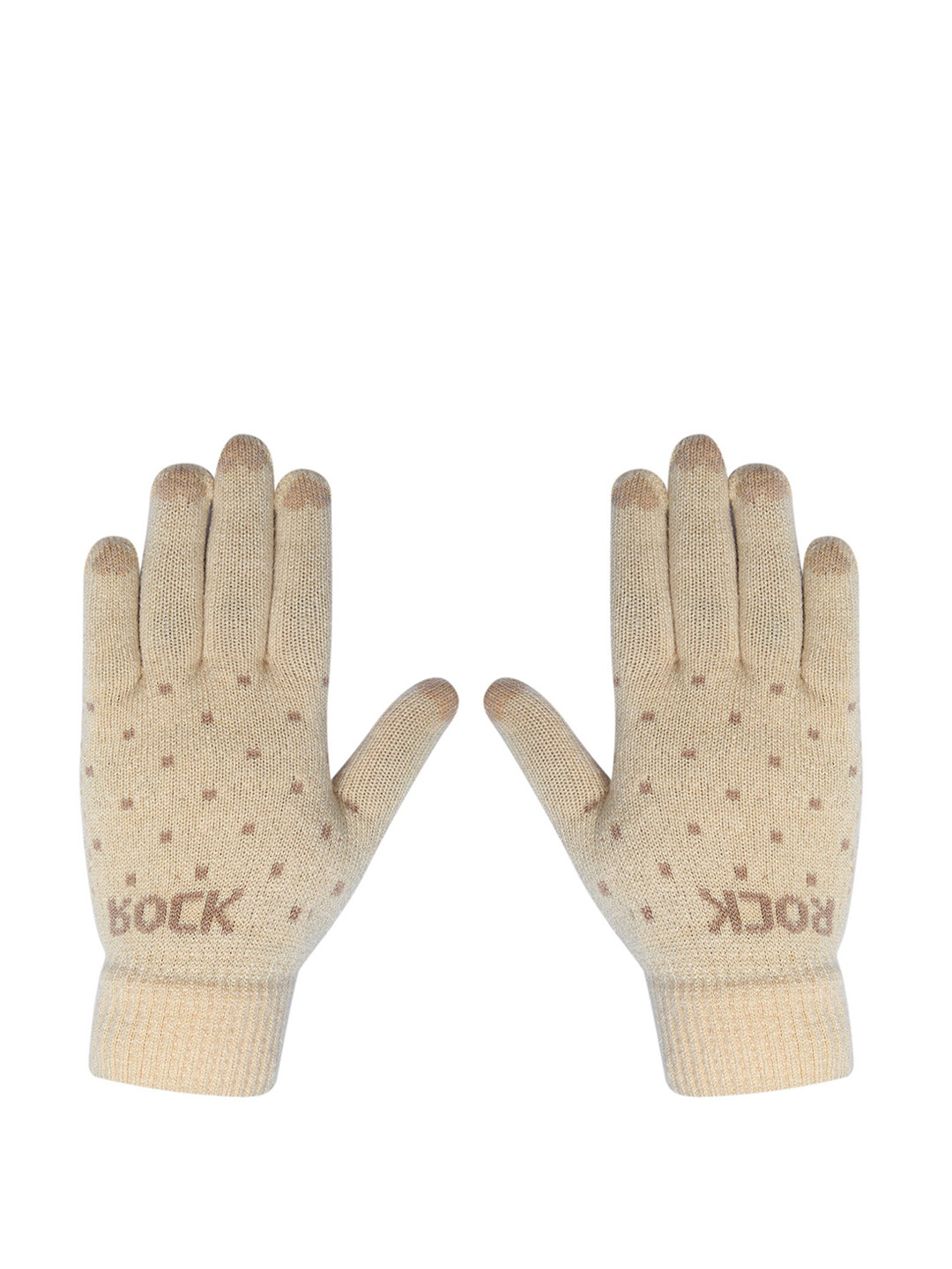 LOOM LEGACY Women Knitted Design Winter Acrylic Hand Gloves