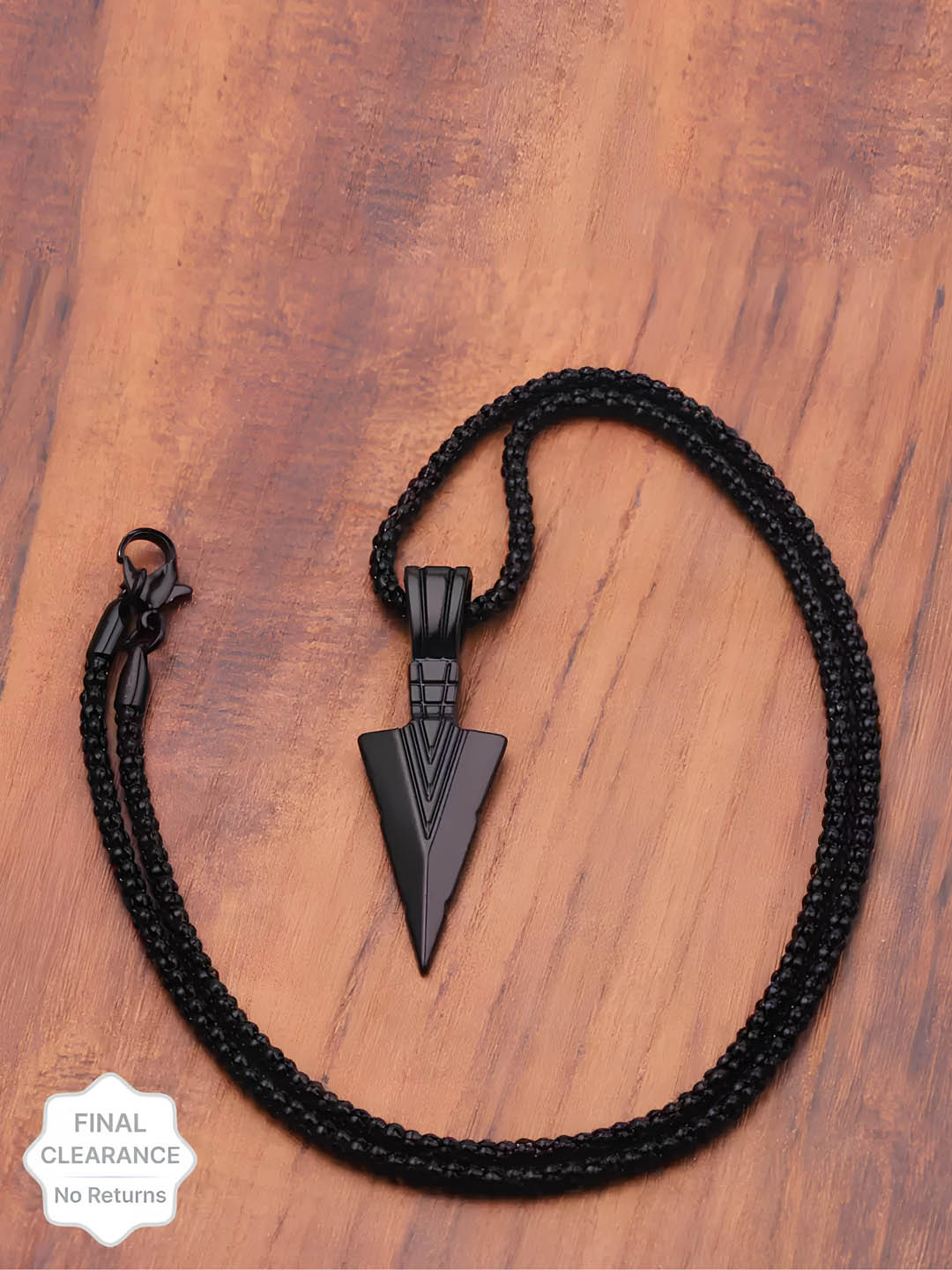 KARISHMA KREATIONS Men Arrow Pendant With Chain