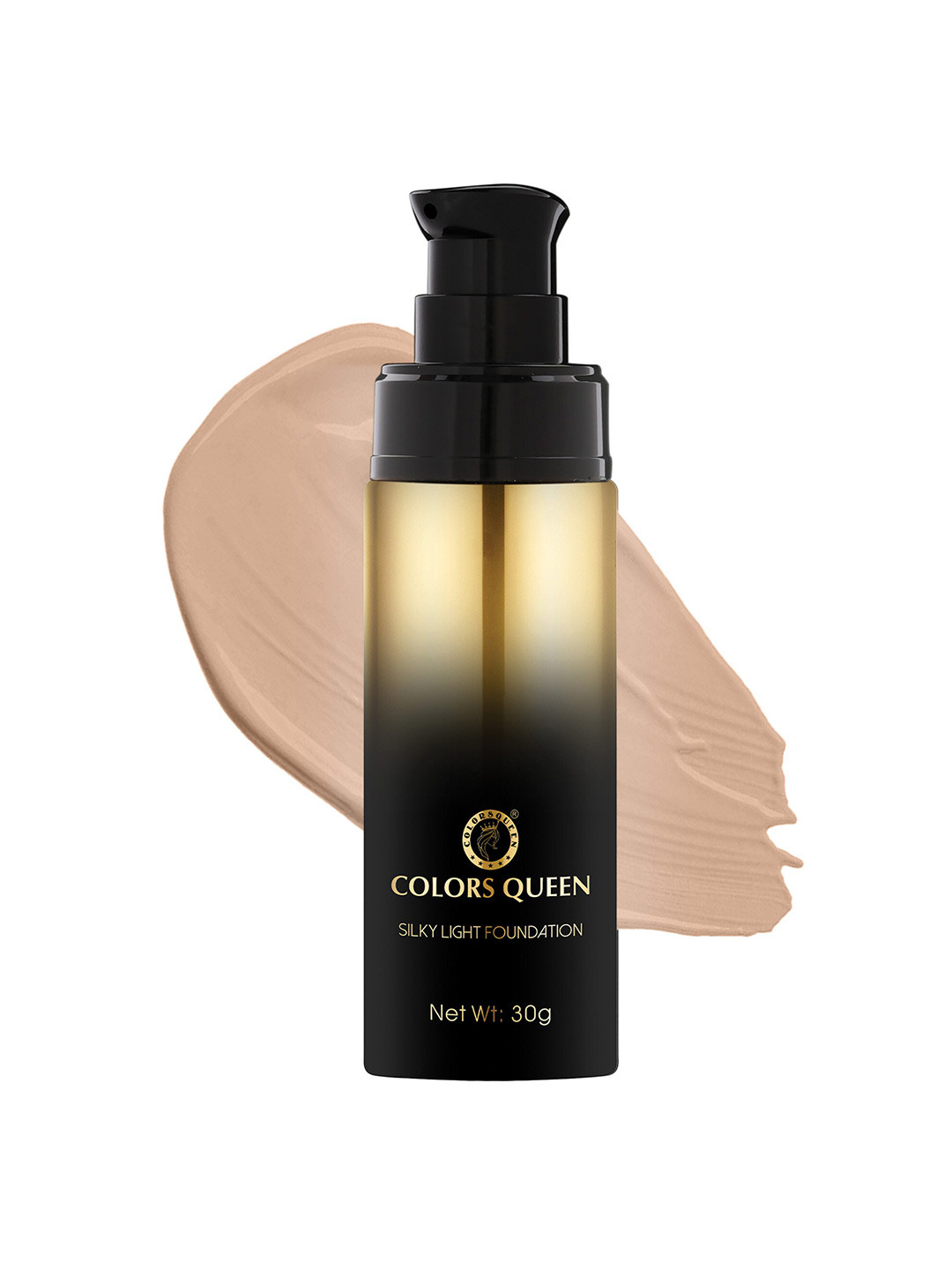 Colors Queen Silky Light Soft Moisturizer Foundation - White Ivory - 30g - 01