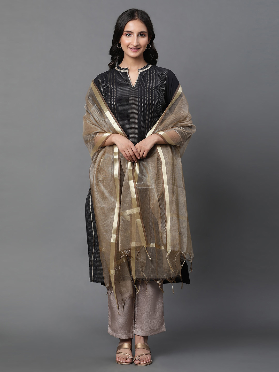 AURELIA Zari Detailed Dupatta