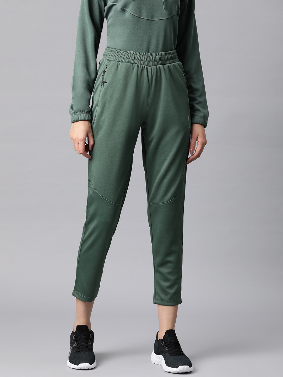 Alcis Women Slim Fit Hyper Hue Performance Reflective Track Pants