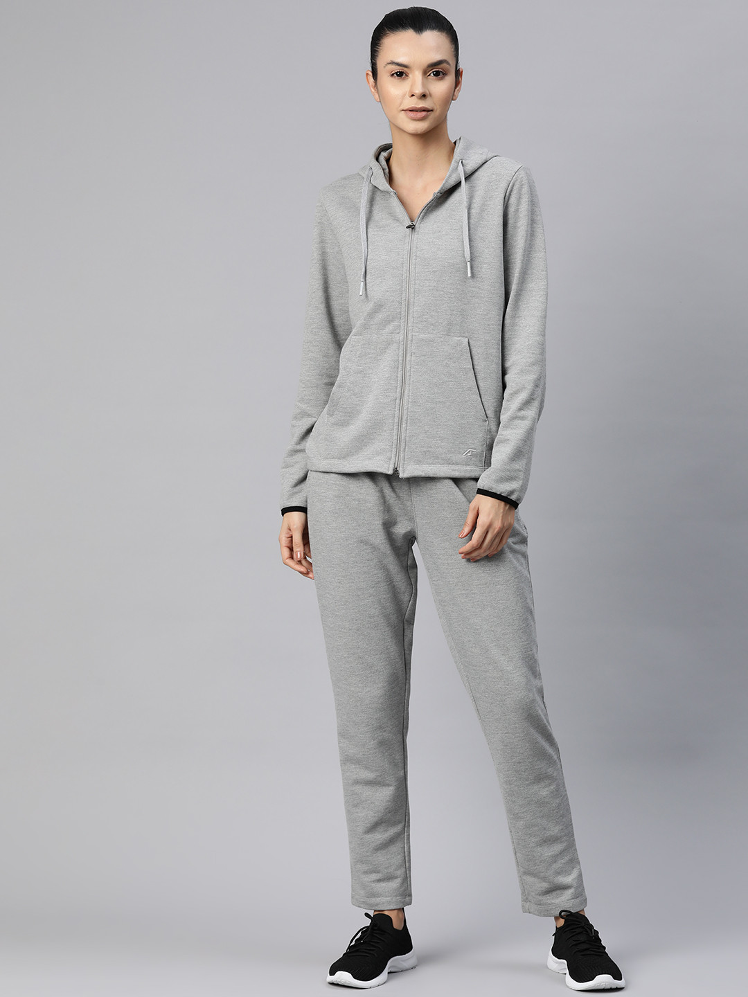 Alcis Women Warm Motion Solid Tracksuit