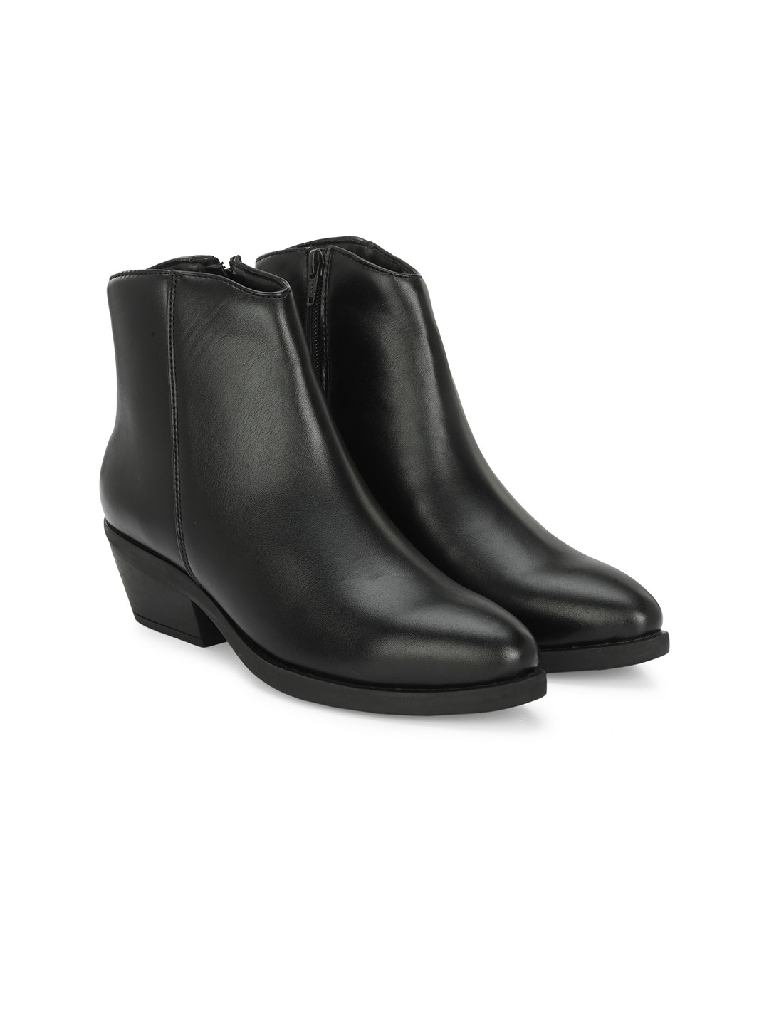 GARDIN Women Block Heeled Mid-Top Regular Boots