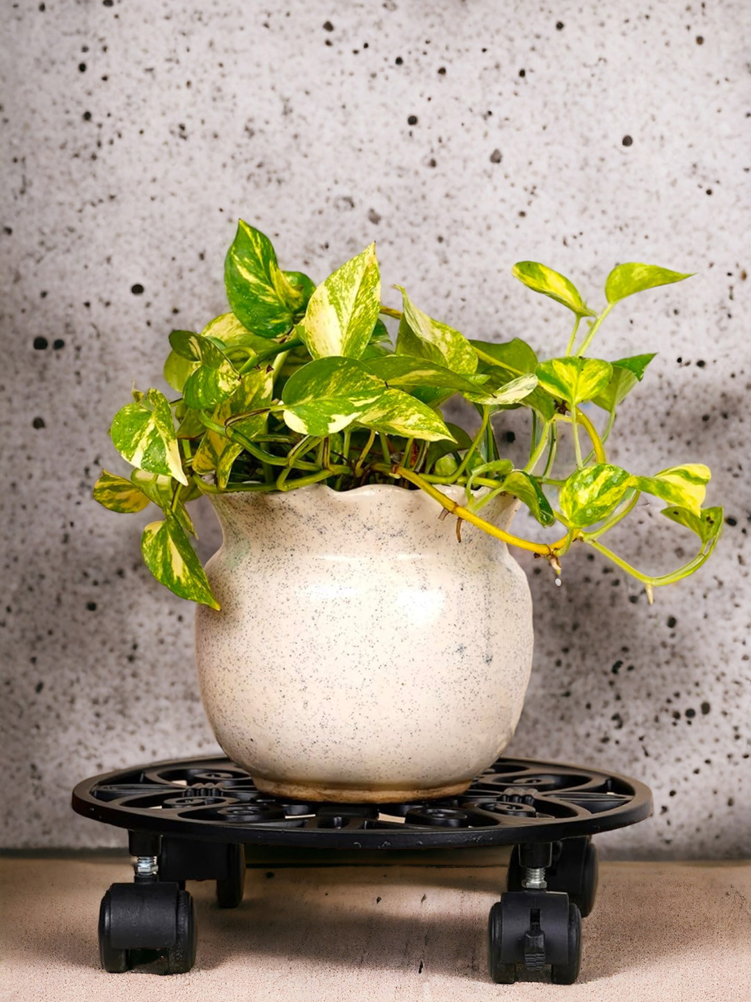 ecofynd Round Metal Plant Stand