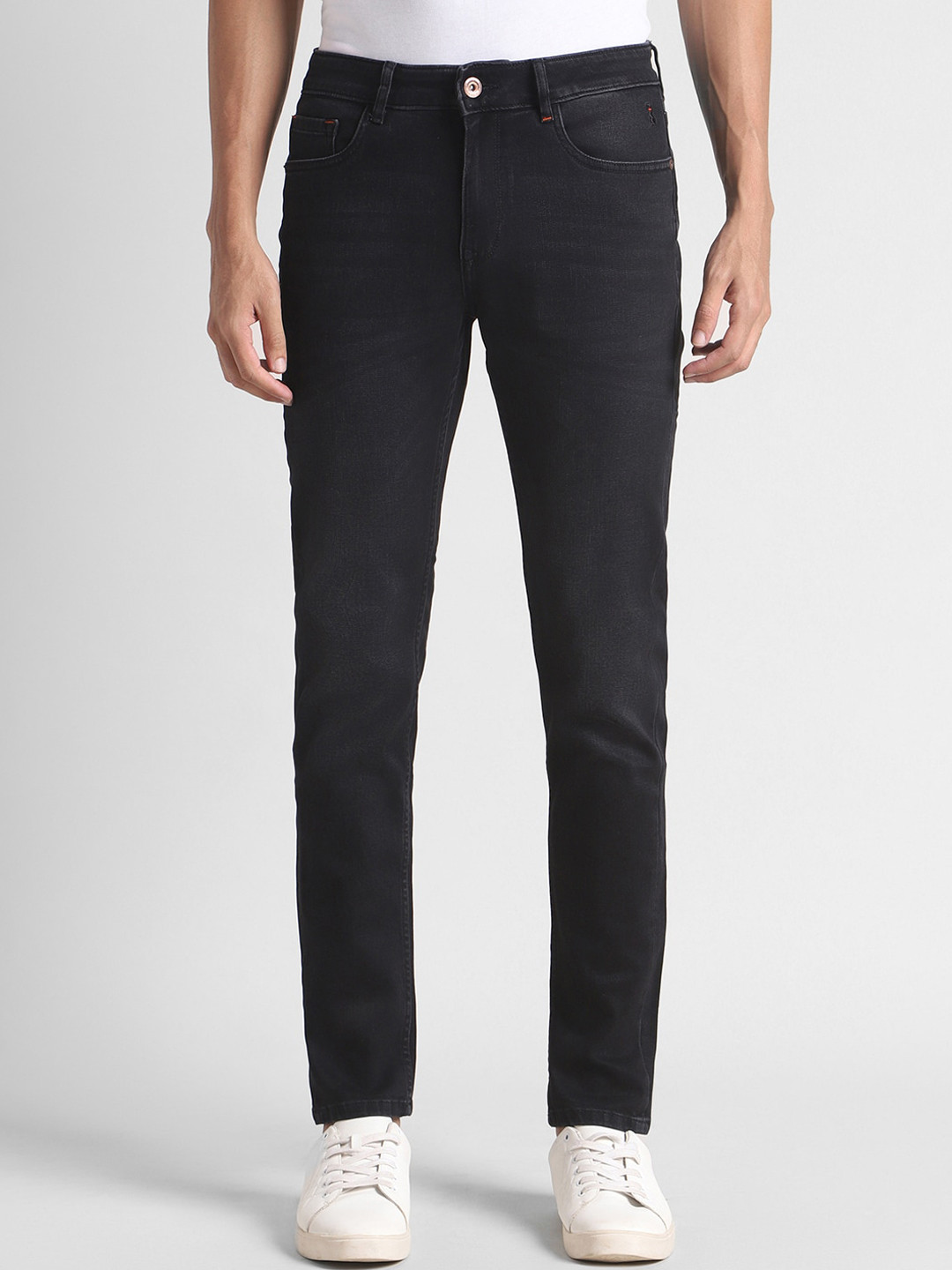 SIMON CARTER LONDON Men Clean Look Slim Fit Stretchable Jeans