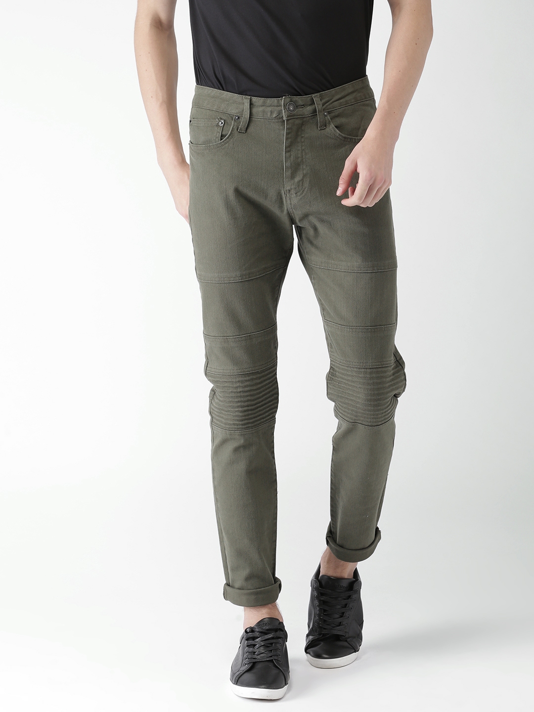 Forever 21 Trousers and Pants  Buy Forever 21 Olive Solid Pants Online   Nykaa Fashion