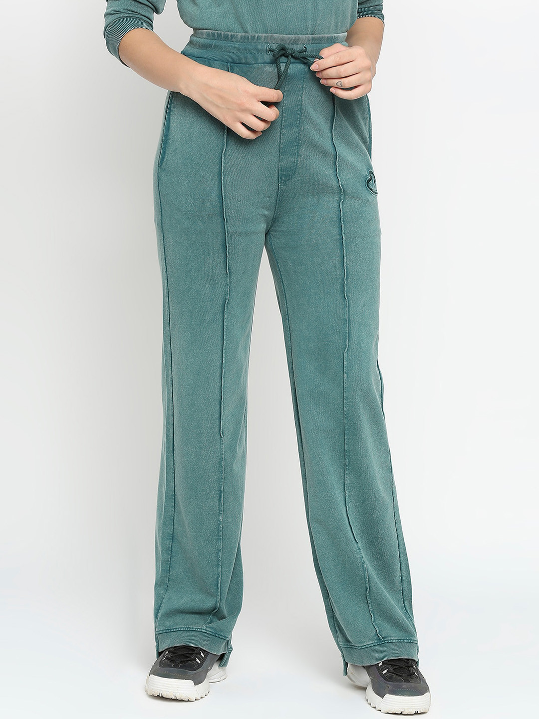 Being Human Women Loose Fit Mid-Rise Track Pants