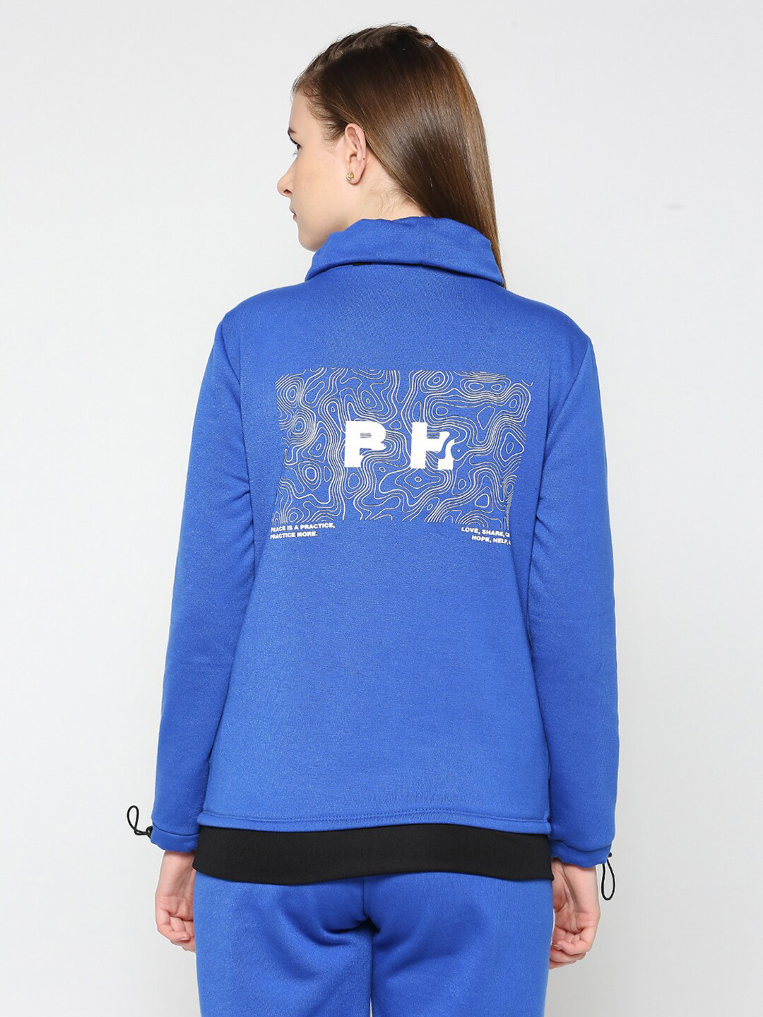 Being Human Graphic Printed Turtle Neck Pullover