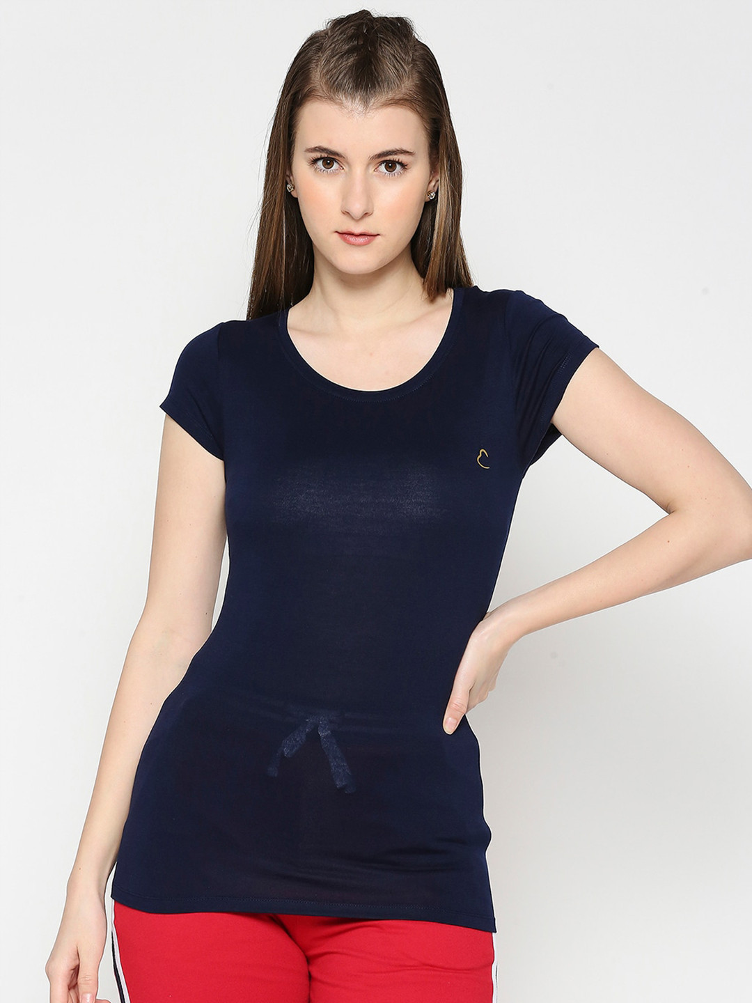 Being Human Brand Logo Printed Round Neck Cotton Slim Fit T-Shirt