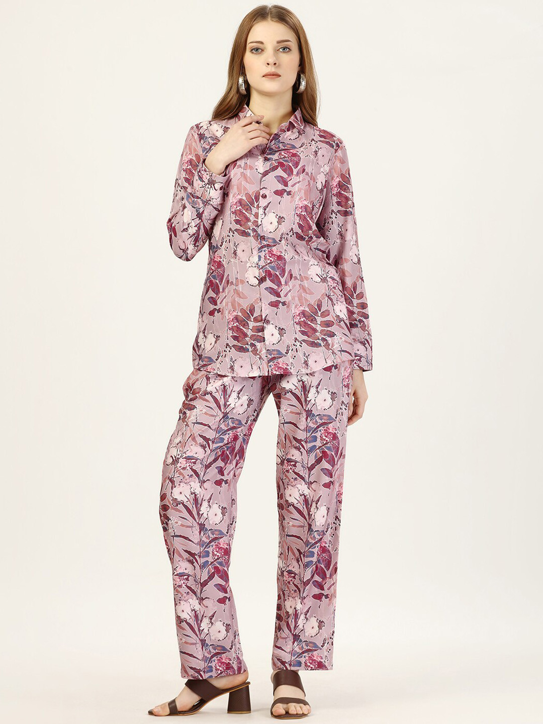 OCTICS Printed Shirt With Trouser
