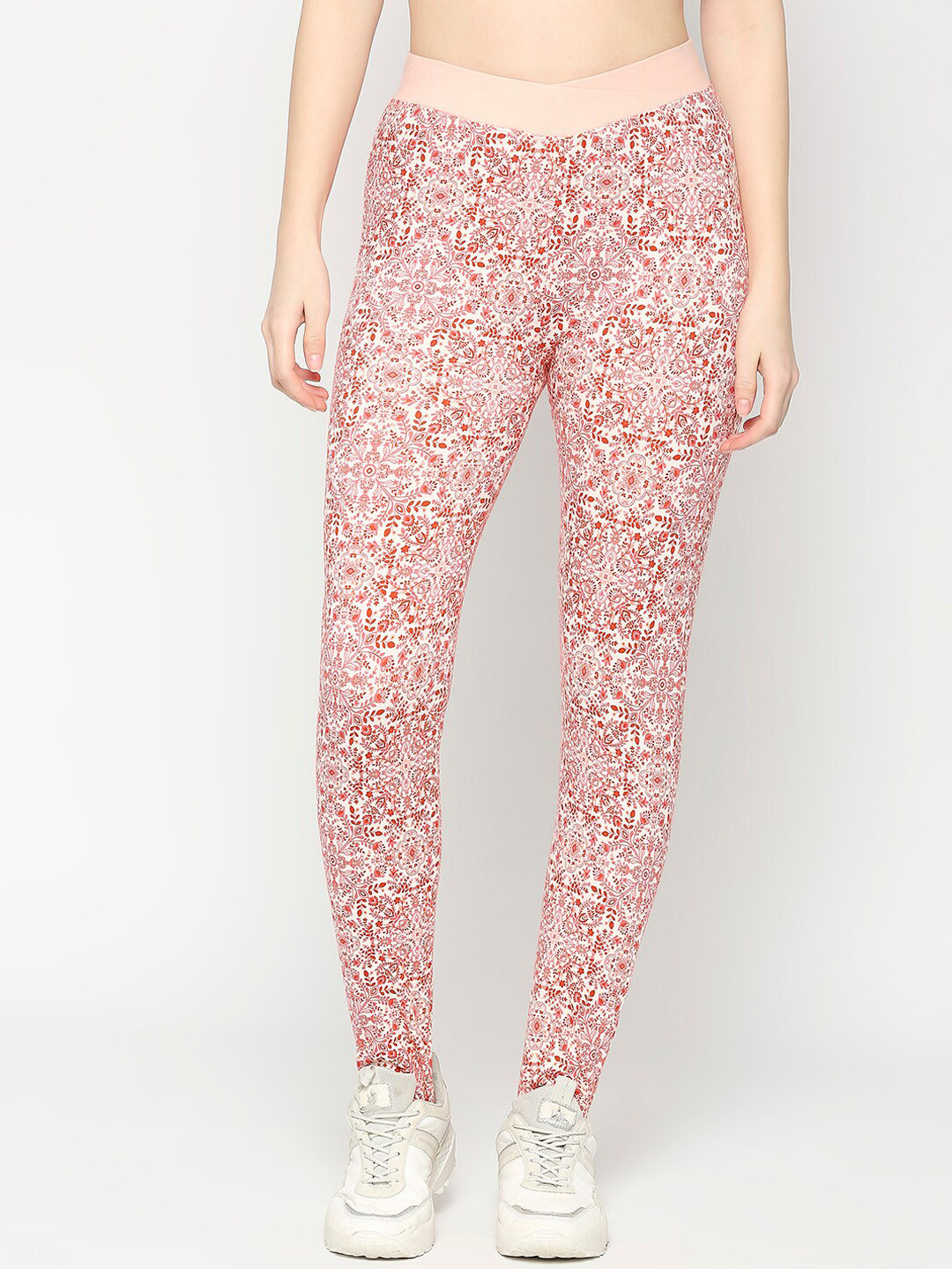 Being Human Women Printed Tight Fit Ankle-Length Tights