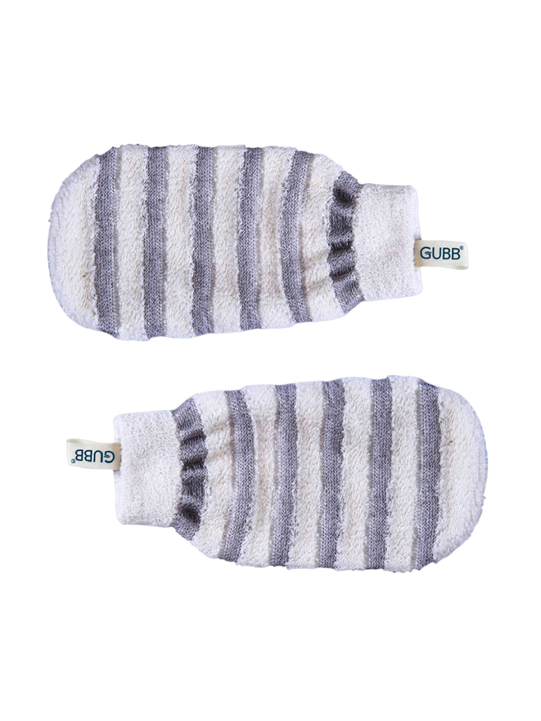 GUBB Bath Mitt Loofah Gloves - White