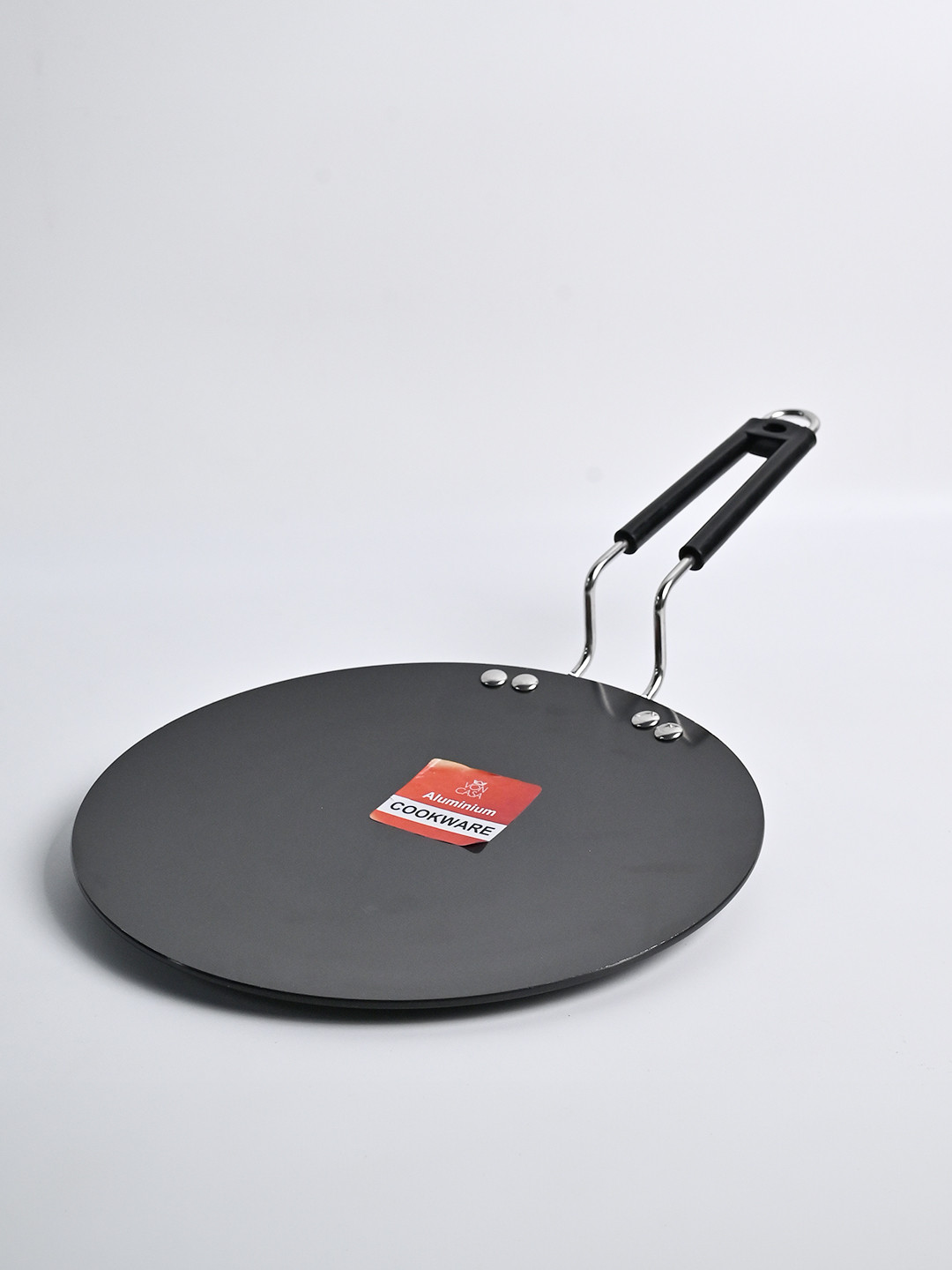 MARKET99 Black Hard Ionised Tawa With Handle