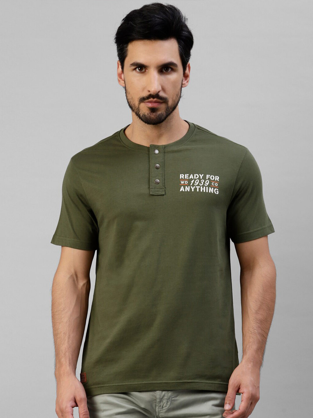 Royal Enfield Round Neck Regular Fit Cotton T-Shirt