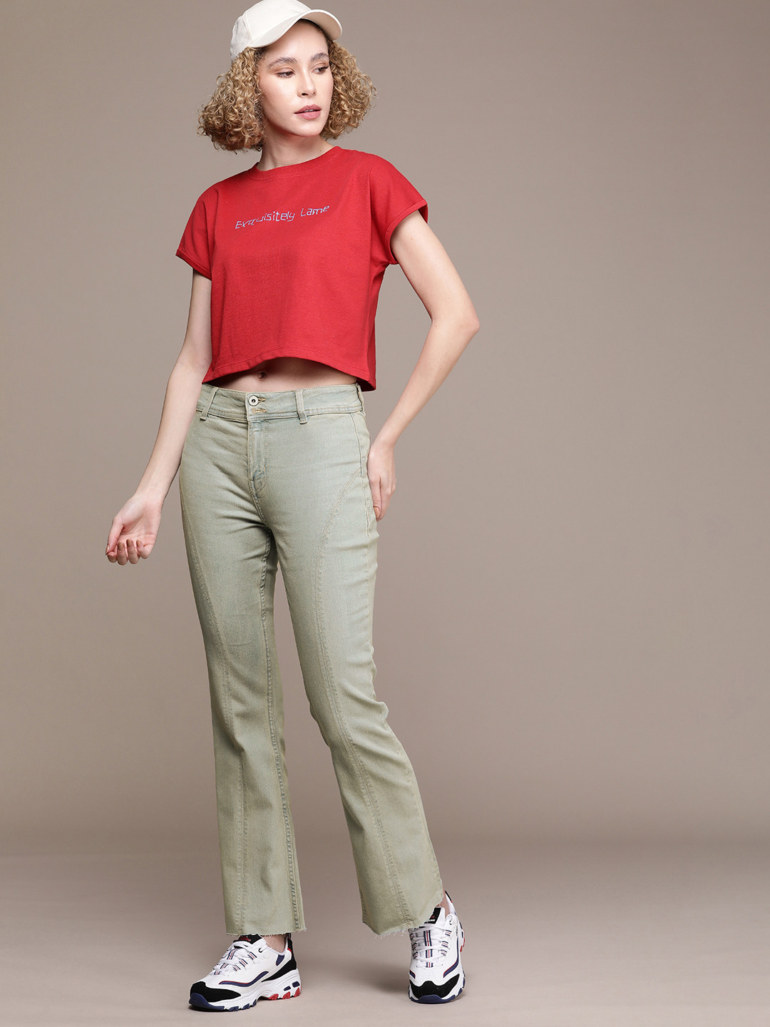The Roadster Lifestyle Co. Women Skinny Flared Stretchable Jeans