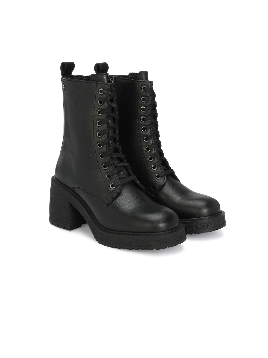 Delize Women High Top Platform Heel Regular Boots