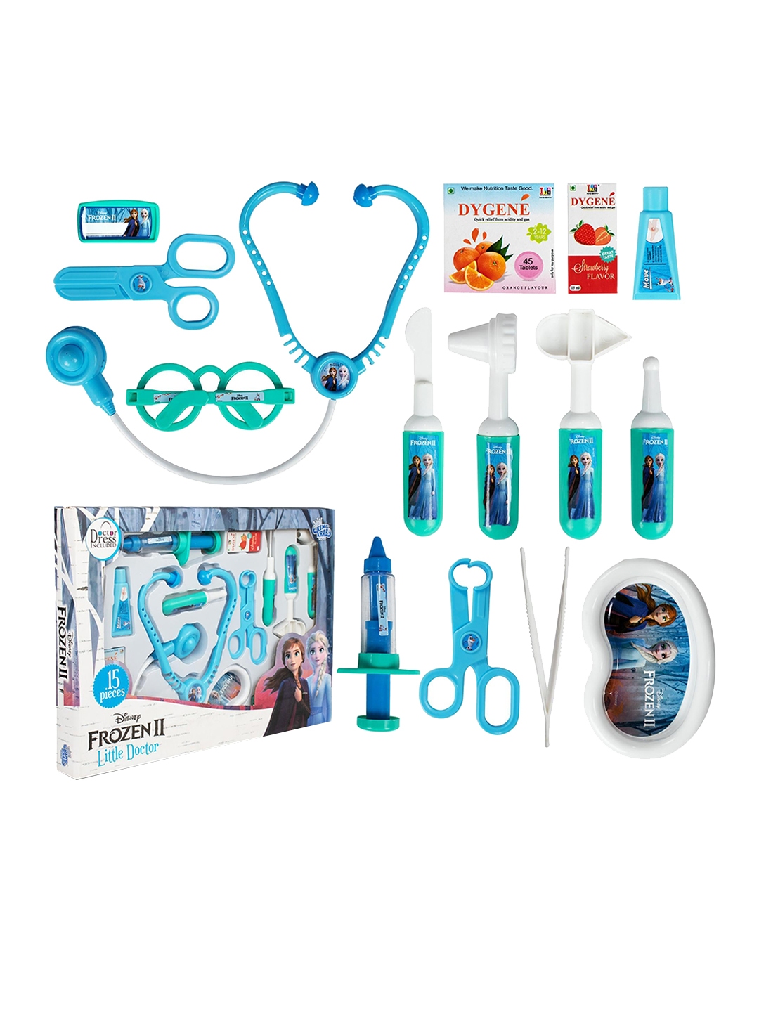 Buy Disney Kids Frozen 2 Little Doctor Set 15 Pieces With Doctor Dress Learning and Development Toys for Unisex Kids 25000978 Myntra