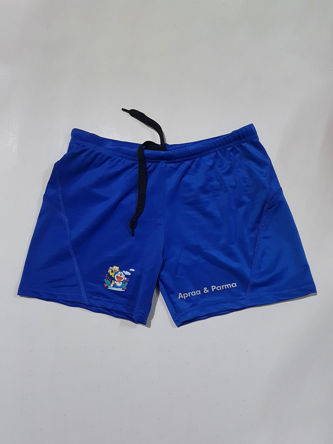 Apraa & Parma Boys Doremon Printed Mid-Rise Swim Shorts