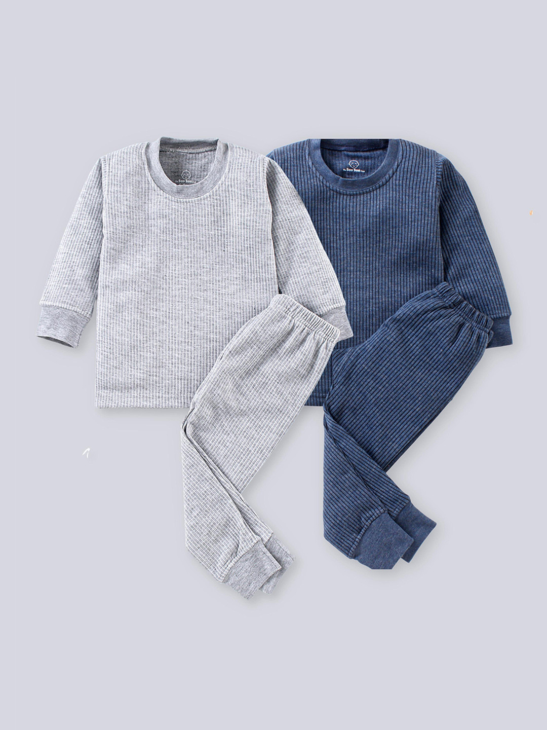 The Boo Boo Club Kids Pack Of 2 Knitted Cotton Thermal Set