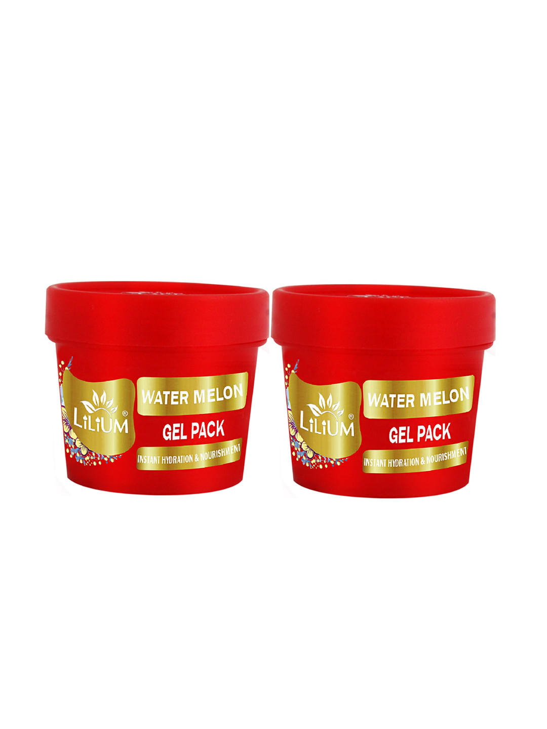 Lilium Set Of 2 Watermelon Face Mask For Instant Hydration & Nourishment - 100ml Each