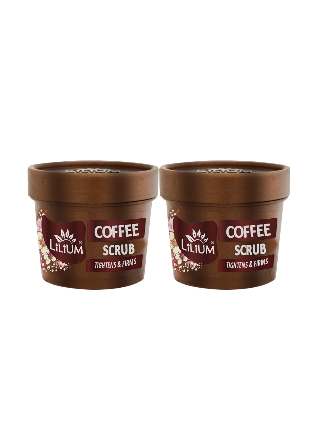 Lilium Set Of 2 Coffee Tightens & Firms Scrub - 100g Each